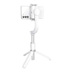 White selfie stick with tripod stand and phone holder - Selfie Stick