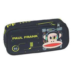 Paul Frank pencil case, black with yellow details, featuring the Paul Frank monkey logo - Pencil Case