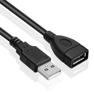 USB 2.0 hosszabbító kábel, 3 méter, fekete 46308921 