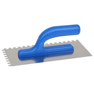 KUBALA Simító - Rozsdamentes Acél - 8x8 mm Fog - 130x270 mm