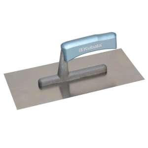 KUBALA Edelstahl-Glättspachtel mit Holzgriff 130x270mm - Putzkellen