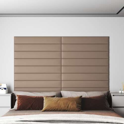 Műbőr Falpanel - Kávészínű - 12 db - 1,62 m²