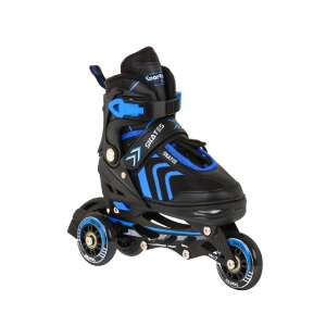 4-in-1 Adjustable Inline Skates, Size 39-43, Blue
