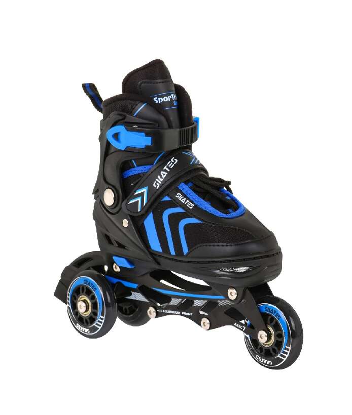 Set de role în linie Tres 4 în 1, 39-43, albastru, 5 trepte de reglare