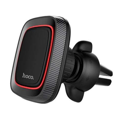 HOCO CA23 mágneses autós telefontartó szellőzőre, 360°-ban forgatható, fekete