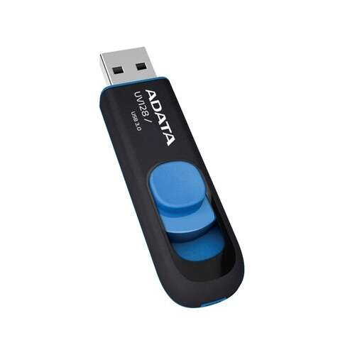 ADATA UV128 32GB Stick USB 3.0, negru și albastru