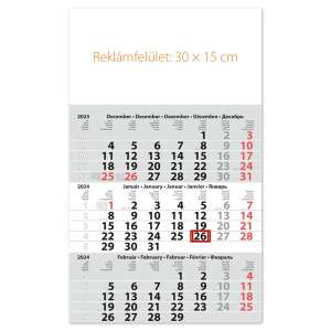 Calendarul expeditorului1 bloc 3 luni primus classic 300 x 480 mm antet alb dayliner 2023. 71446148 Calendare