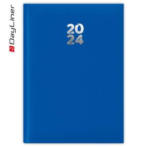DayLiner Pannon 2024 A5 Napi Tervező Kék - Irodai kiegészítő