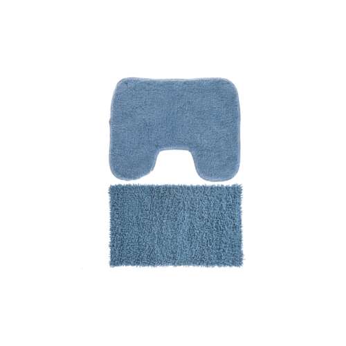 2 részes Fürdőszoba szőnyeg ,70x50 cm, Olaj kék 46359137