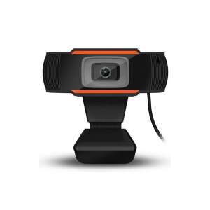 Digitális Webkamera Kameratartóval, Z06 FullHD 1080p fekete-narancssárga 46359401 Webkamera