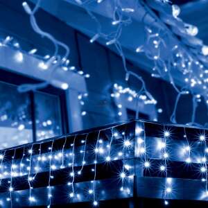7 meter long icicle Christmas lights, cool white, LED, extendable, outdoor and indoor use - Nonbrand String Light
