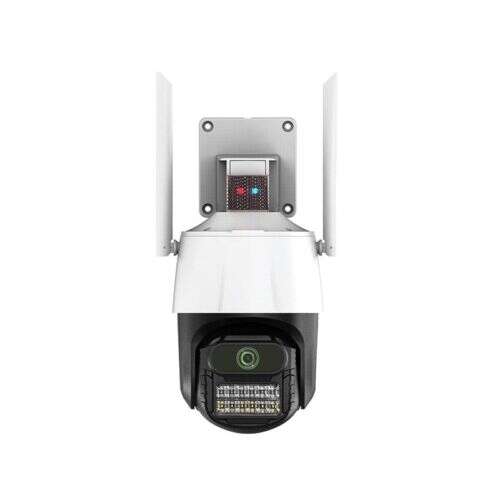 Cameră de securitate WiFi Smart 2K P10, 350° Pan 90° Tilt, Audio bidirecțional, Viziune nocturnă, Detectare mișcare, Rezistent la apă IP66, Exterior Interior