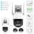 WiFi Smart 2K P10 Security Camera, Parts and Accessories, Installation Guide, Base, Screwdriver, Screws, Waterproof Lid