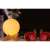 Lampă de lună umidificator cu suport din lemn, lampă de lună 3D, difuzor de aromă, lumină de noapte, schimbare de culoare RGB