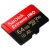 SanDisk Extreme Pro 64GB MicroSD kártya közelről