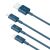 USB-Kabel 3 in 1 Baseus Superior Series, USB auf Micro-USB, USB-C, Lightning, 3,5 A, 1,2 m (blau) 46365839