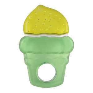 Clippasafe Hűtőrágóka- Fagyi #zöld-sárga 30806146 Rágókák, csörgők - BPA-mentes