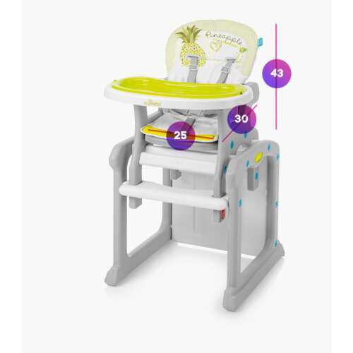 Baby Design Candy átalakítható multifunkciós Etetőszék #szürke 2019