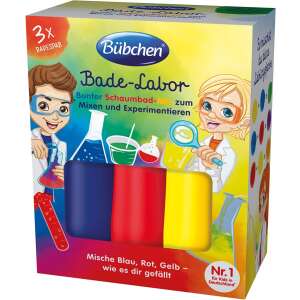 1500040 Bübchen “ Fürdő laboratórium” színes habfürdő 3x50 ml 46428871 Kreatív Játékok