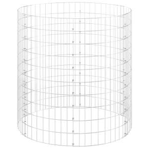 vidaXL horganyzott acél kerti komposztáló, 100 cm átmérő, 100 cm magasság - Komposztáló