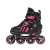 SportTrike inline skates, black and pink, adjustable size, side view