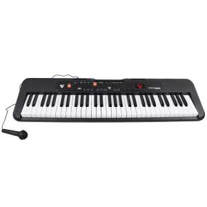 61-key electronic keyboard with microphone, black - Toy Instrument