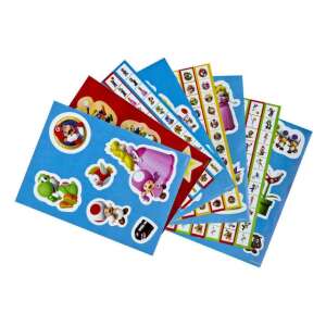 Super Mario Sticker Fun, 8 sheets of stickers featuring Mario, Luigi, Peach, Bowser, and other characters - Sticker, Magnet