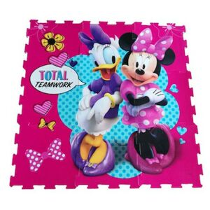 Mata piankowa puzzle Minnie Mouse i Kaczka Daisy - 9 elementów - Puzzle i układanki
