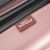 Detalj logotipa kofera BONTOUR Rose Gold Spinner