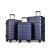 BONTOUR Spinner set plavih kofera s 4 kotača - Pogled iz kuta