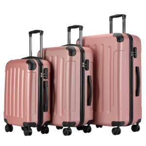 VERTICAL set od 3 kofera na 4 kotača s bravom, ružičasto zlato | BONTOUR 46479320 - Kofer