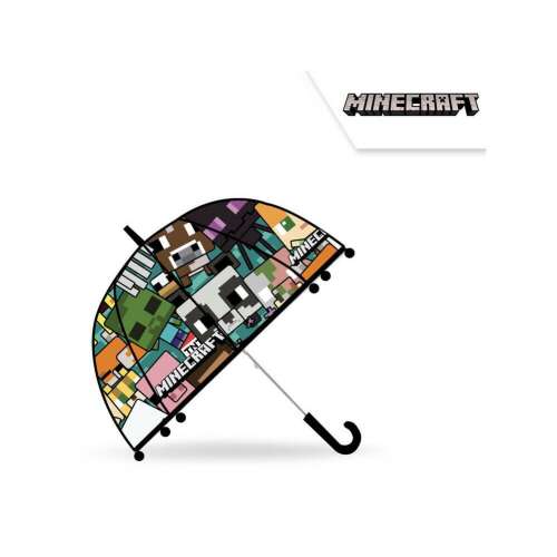 Minecraft Gyerek félautomata átlátszó esernyő