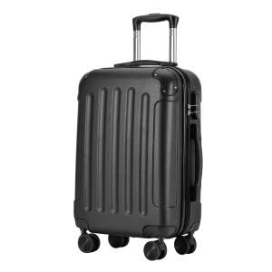Valiză de cabină BONTOUR VERTICAL, neagră, 4 roți, 55x39x20cm - Accesorii pentru îmbrăcăminte
