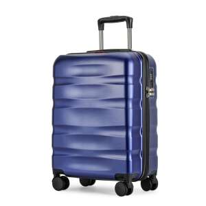 BONTOUR WAVE plavi kabinski kofer s 4 kotača i teleskopskom ručkom - Kofer