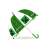 Minecraft Creeper gyerek esernyő, 70 cm, zöld és fehér