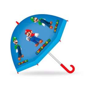 Parasolka dziecięca Super Mario, niebieska z postaciami Mario i Luigi, o średnicy 70 cm - Parasol dziecięcy