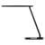 Side view of EMOS Carson black LED desk lamp with adjustable arm