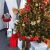 Decorated Springos Premium 3D Caucasian Fir Artificial Christmas Tree with gifts and ornaments