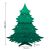 Springos Premium 3D Caucasian Fir Artificial Christmas Tree dimensions