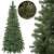 Springos 150cm artificial Christmas tree, silver fir, with stand, close-up of needles