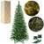 Springos 150cm artificial Christmas tree, silver fir, with stand, close-up of needles