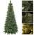 Springos 150cm artificial Christmas tree, silver fir, with stand, close-up of needles