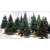 Springos Lifelike artificial pine - 150cm - silver pine, with pedestal 78668971