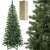 Springos 150cm artificial Christmas tree, silver fir, with stand, box, full view