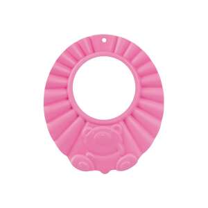 Rózsaszín Canpol babies hajmosó karika mackós mintával - Hajmosó karika és kancsó