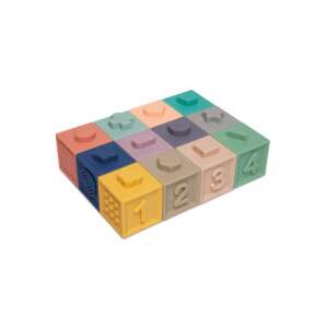 Canpol Készségfejlesztő puha kockák (12 db) 46482963 Fejlesztő játék babáknak - Oroszlán - Háromszög