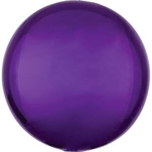 Purple, Lila Gömb Fólia lufi 40 cm 50287642 