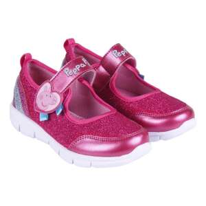 Peppa Pig girls pink glitter sneakers with velcro closure - Outdoor & Sport Shoe for Kid