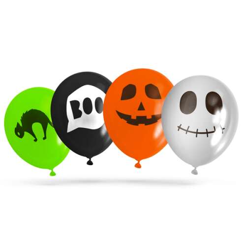 Halloween baloni, set od 4 različita dizajna, ukupno 12 balona