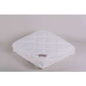 NAT. Pătură din bambus 140x200cm, albă, matelase, moale, confortabilă - Bamboo